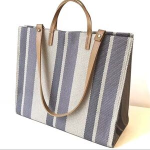 WOMEN handbag New Korean style striped canvas —Top-Handle/single shoulder bag
